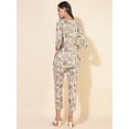 thumbnail image 5 of Janasya Women's White Cotton Printed Co-Ord Set, 5 of 7