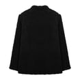 thumbnail image 4 of BRDFRL Women's Chunky Popcorn Cardigan Oversized Open Front Boyfriend Batwing Long Sleeve Fuzzy Knit Sweaters Cardigans Black 2XL, 4 of 8