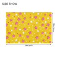 thumbnail image 4 of Yayeee Bath Rugs for Bathroom Floor Set of 2 Non Slip Fluffy Soft Absorbent Mat, Pink White Stars, 4 of 7
