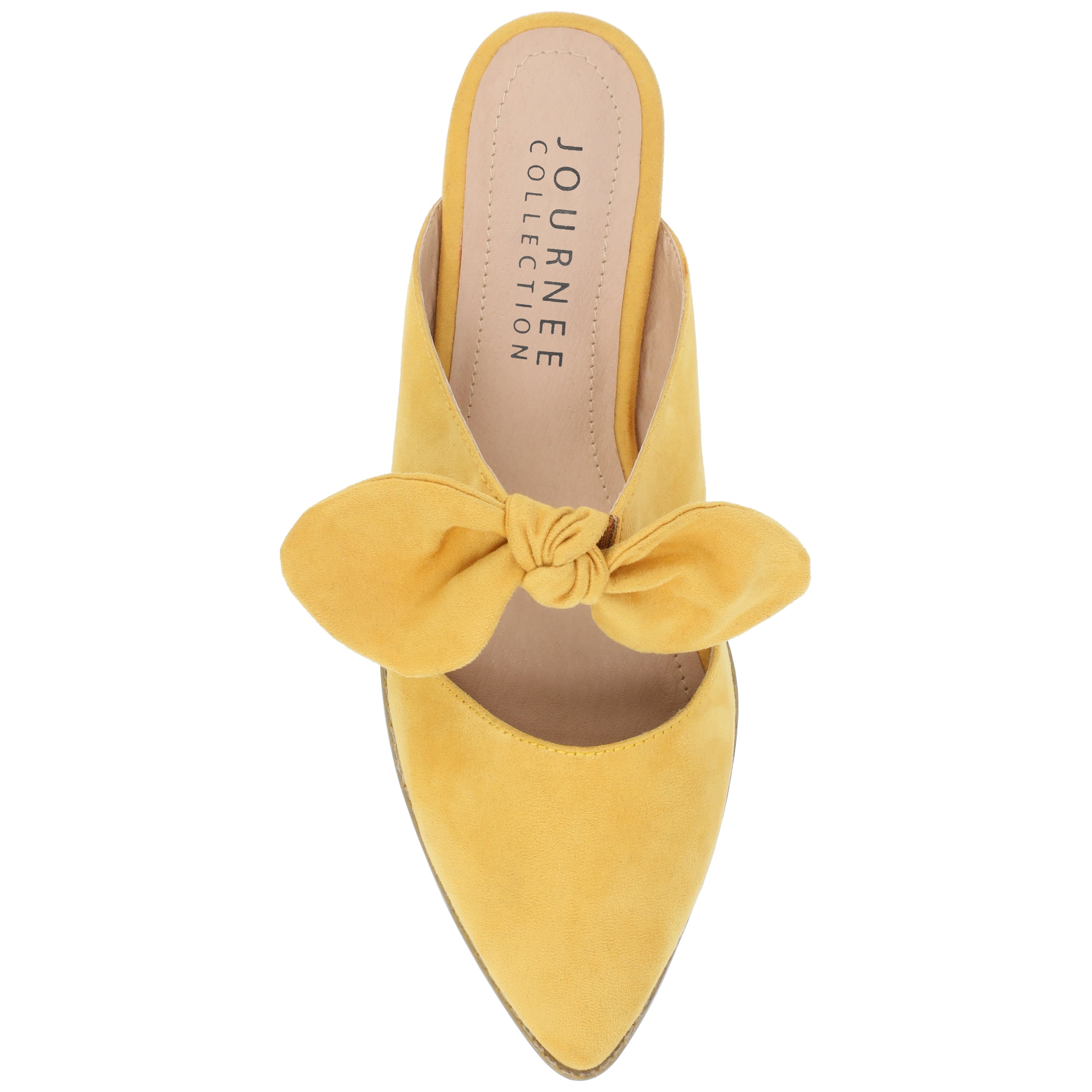 Journee Womens Telulah Slip On Pointed Toe Mules Flats