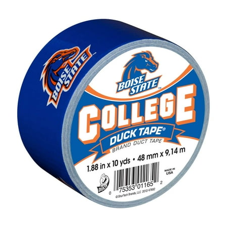 Duck Brand College Logo Duck Tape, 1.88" x 10 yard, Boise State Broncos