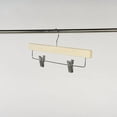 thumbnail image 2 of neatfreak! Wood Pant Hanger with Clips, pack of 2, 2 of 5