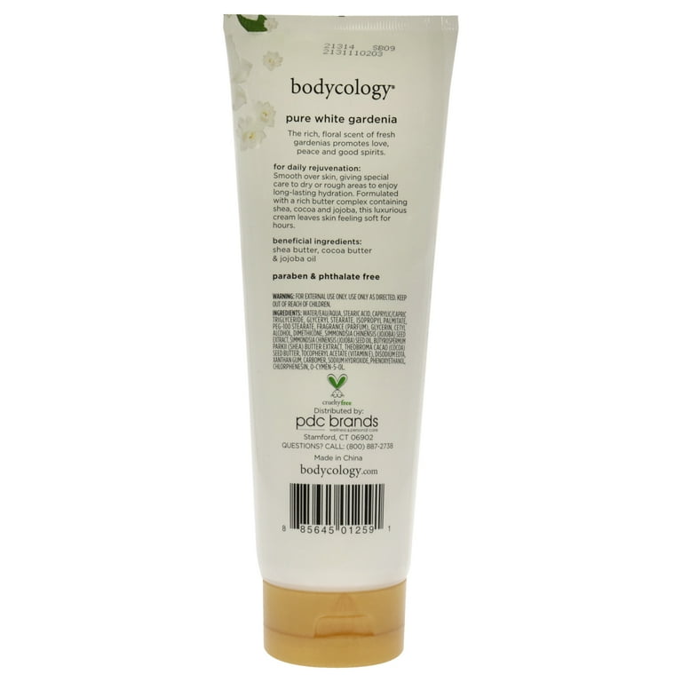 Bodycology Pure White Gardenia Body Cream 8oz Walmart