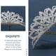 thumbnail image 3 of KAKOWELY Tocado de corona para niñas, tocado de aleación, tiara de aleación con diamantes de imitación para fiesta, 3 of 4