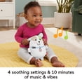thumbnail image 3 of Fisher-Price Calming Vibes Puppy Soother Portable Sound Machine Plush Toy for Newborns, 3 of 6