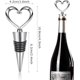 thumbnail image 3 of 3 uds tapón de vino tapones de vino reutilizables forma de corazón tapón de botella de bebida de vino tapa de botella tapa de salida de vino para vino champán, 3 of 5