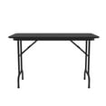 thumbnail image 5 of Correll Deluxe High Pressure Top Folding Table 24x48", RECTANGULAR BLACK GRANITE BLACK, 5 of 10