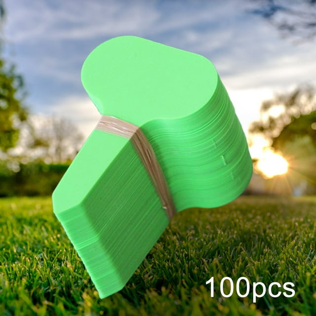 100 Pcs Plant Flower Label Plastic Plant Label Stakes T-type for DIY Garden Tool