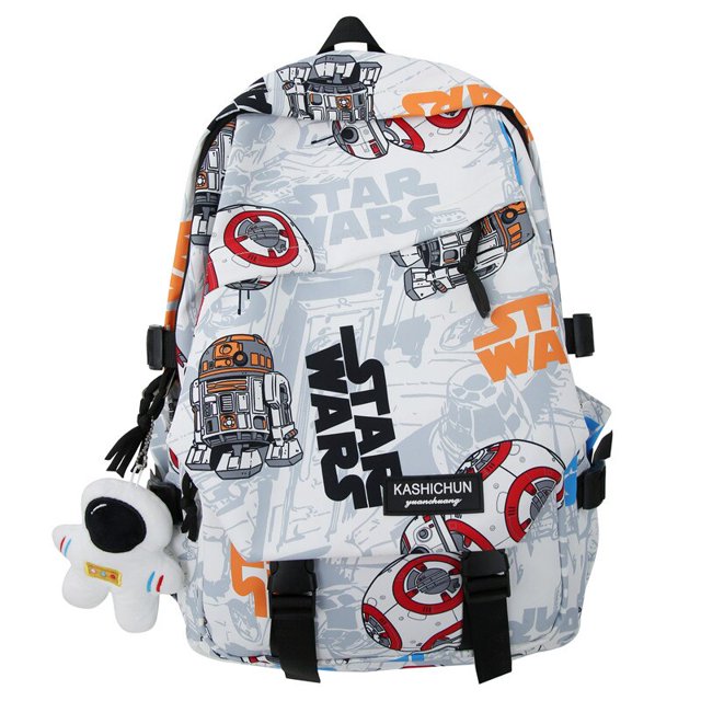 Mochila escolar impermeable para hombre y mujer, bolsa de viaje con estampado de camuflaje para ordenador portátil Fivean unisex