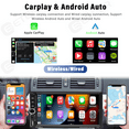 thumbnail image 3 of Daeblie 7-Inch Double Din Car Stereo with Android Auto and 1080p LCD Display, 3 of 7