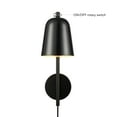 thumbnail image 5 of Globe Electric 91006001 Eastmont 16" Tall Hardwired Or Plug-In Wall Sconce - Black, 5 of 7