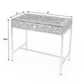 thumbnail image 3 of Butler Specialty Perilla Black And White Bone Inlay Writing Desk, 3 of 10