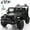Black, variant on Joyracer 4WD 24V Ride On Toys Truck with Remote Control, 2 Seater 800W 9AH Powered Ride on Electric Car, Bluetooth MP3 Music, 4 Wheels Suspension, 3 Speeds, Red