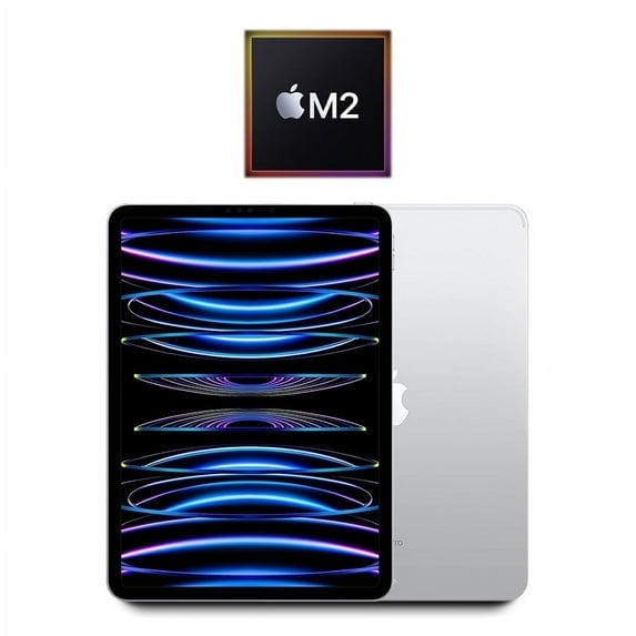 Restored 2022 Apple iPad Pro 6 12.9 12.9" Display 128GB Storage WiFi Only MNXQ3LL/A - Silver (Refurbished)
