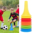 thumbnail image 3 of 10pcs Colorful Sports Use Cone Sturdy Football Game Cone Barricade Skating Road Cone for Training, 3 of 8