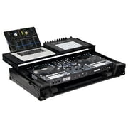 Odyssey FZGSRANE4GTBLM Black Label RANE FOUR Flight Case with Glide Tray and Platform