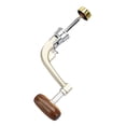 thumbnail image 1 of Metal Spinning Reel Folding Rocking Arm Wheel Grasp Wooden Rocking Handle Fishing Accessories, 1 of 1