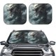 thumbnail image 2 of Fotbe Cloud White Dragon Juego de 2 Piezas de Parasoles para Parabrisas | Bloqueador Solar para Auto | Accesorios Plegables para Protección Solar Interior-Small, 2 of 6