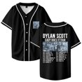 thumbnail image 2 of Dylan Scott Easy Does It Tour 2025 Baseball Jersey Shirt V-Neck Women Men Short Sleeve Streetwear Clothes, 2 of 3