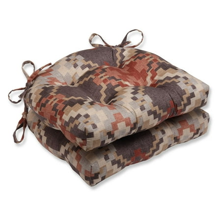 UPC 751379589121 product image for Pillow Perfect Cabin Fever Heather Reversible Chair Cushion (Set of 2) | upcitemdb.com