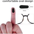 thumbnail image 2 of Topboutique Nose Pads Soft Foam Eyeglass Nose Pads Adhesive Sunglasses Nose Pads Anti-Slip Nose Pads Cushion Stick On for Glasses Eyeglasses Sunglasses 20 Pairs, 1.5 mm, Black,Water Drop Shape, 2 of 5