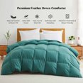 thumbnail image 2 of Puredown All Seasons Goose Down Feather Comforter Ultra Soft Peach Skin Twin, 2 of 6