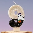 thumbnail image 6 of Wadada Number 9 Halloween Cute Ghost Birthday Candles Halloween Ghost Print Themed Birthday Candles Numbers Birthday Cake Topper for Boy Girl Halloween Ghost Birthday Decoration (Number 9), 6 of 6