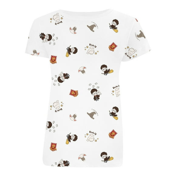 Playera Harry Potter para Niña, con Estampados de Harry y Gryffindor Blanco Talla 6