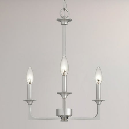 Luxury Transitional Chandelier, Brushed Nickel, UQL4993
