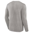 thumbnail image 3 of Men's Gray New York Yankees Heater Long Sleeve T-Shirt, 3 of 3