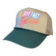 thumbnail image 3 of Gorra Trucker Funny Drive Fast Eat Ass Snapback para hombre, 3 of 3