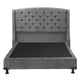 thumbnail image 2 of Box Base Cama Matrimonial + Cabecera Sitka Gris Oscuro, 2 of 8