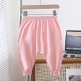 thumbnail image 1 of RXIRUCGD Pantalon Long Décontracté à Rayures pour Bébé Enfant (Rose, Taille : 2 Ans), 1 of 5