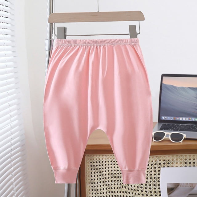 RXIRUCGD Pantalon Long Décontracté à Rayures pour Bébé Enfant (Rose, Taille : 2 Ans)