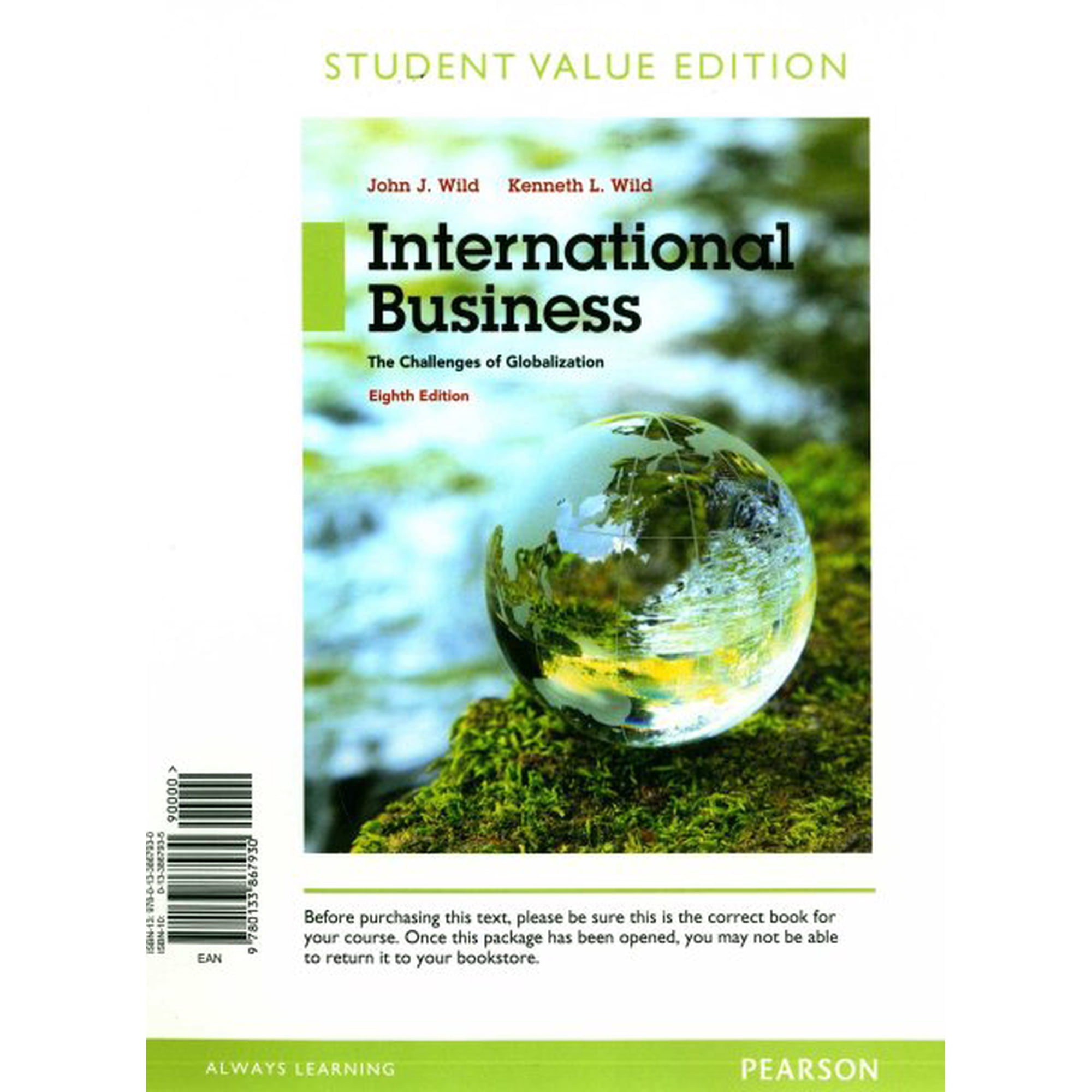 International Business: The Challenges of Globalization, Student Value Edition (8th Edition), 9780133867930, Paperback, 8