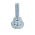 thumbnail image 2 of Unique Bargains M4x16mm Carbon Steel Flat Knurled Head Fully Threaded Thumb Screw Bolt 12pcs, 2 of 3
