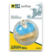 Pet Zone 2550012660 IQ Treat Ball Dog Toy, 4 in.