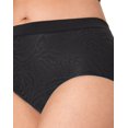 thumbnail image 4 of Bali One Smooth U All-Around Smoothing Underwear Brief Black Mixed Animal 9 Women's, 4 of 6