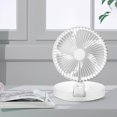 thumbnail image 3 of Ventilador de Escritorio Oscilante de 2 Piezas Nocturna Portátil perfecl ventilador de mesa plegable, 3 of 7