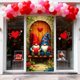 thumbnail image 4 of Decoraciones para San Valentín, adornos para San Valentín, regalos para San Valentín. 35 x 72 pulgadas. Cortina para puerta de San Valentín. Decoración para puerta y pared de San Valentín. Decoración, 4 of 5