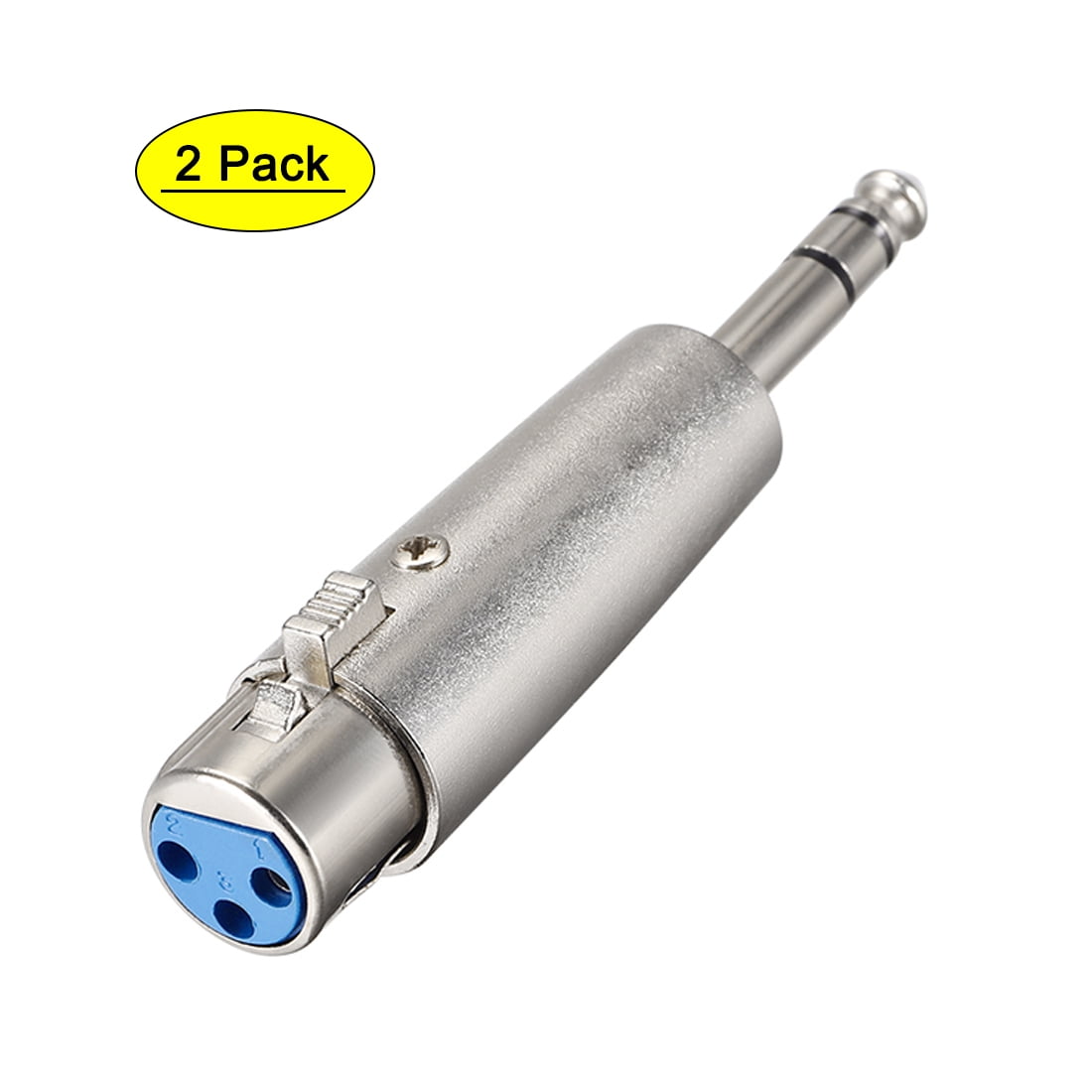 XLR Female To 1 4 Male TRS Adapter Stereo Plug In Balanced Audio