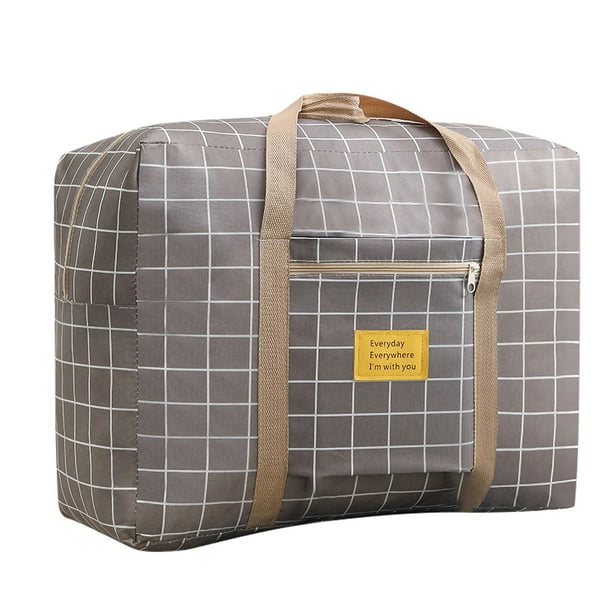 Bolsa de Almacenamiento de Tela Gruesa para Colchas, Portátil, de Gran Capacidad, para Mudanzas, Ropa (Mediana)