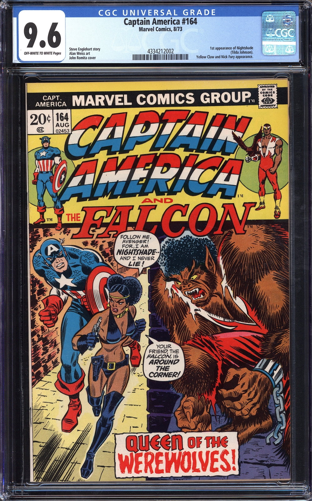 Cover of Captain America #164