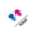thumbnail image 4 of LOVIVER Boys Girls Toilet Signs Stick Decals Modern Decor Signboard Toilet Door Sign Creative Sticker Washroom Sign for Nursery School Universal, 4 of 8