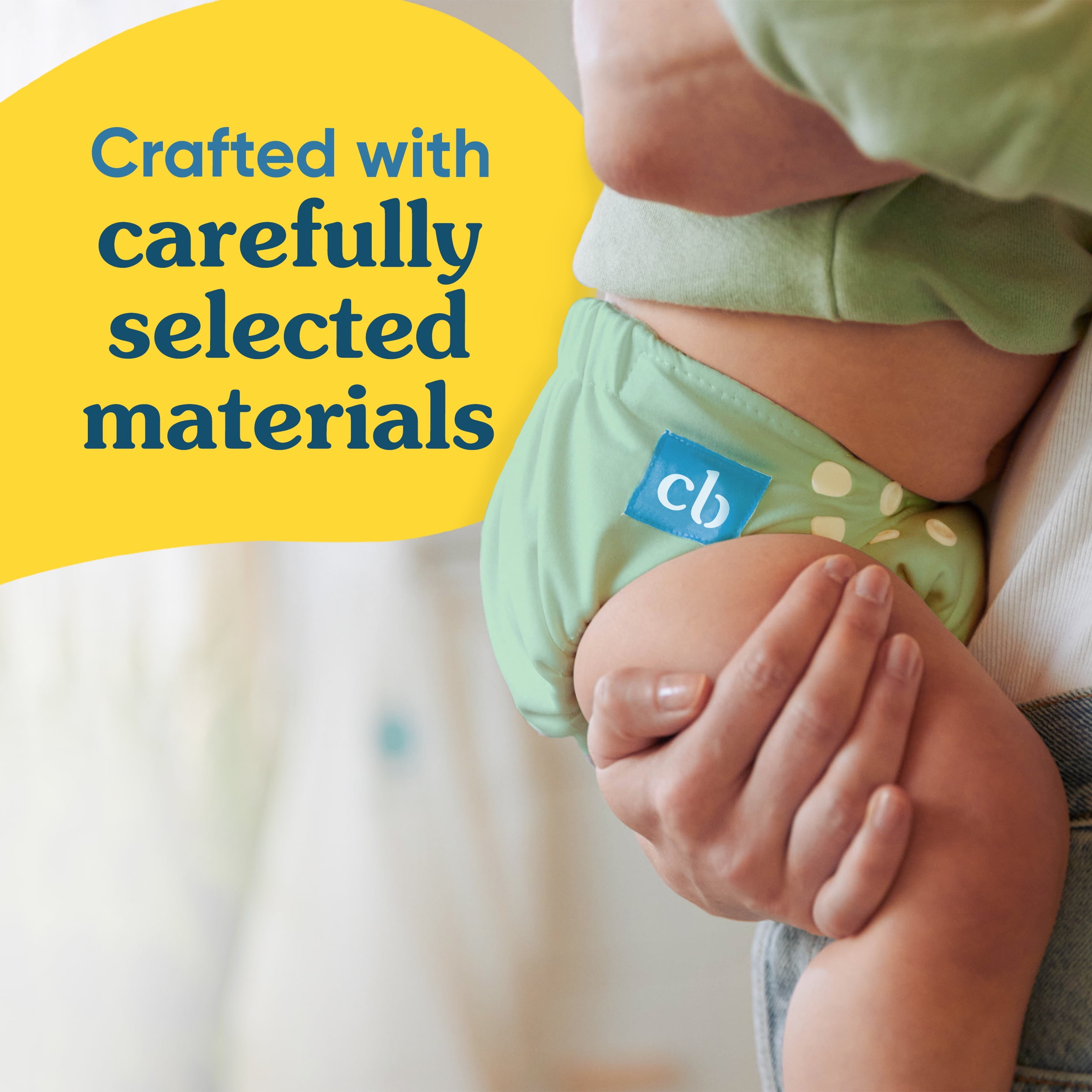 Charlie Banana Baby Washable Reusable Cloth Diapers One-Size Multi-Color CB Leaf 1 Pack