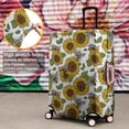 thumbnail image 4 of White Bee Sunflower Pattern Luggage Cover Fashion Suitcase Cover Baggage Covers Fit 25-28 Inch Luggage (Go Travel), 4 of 5