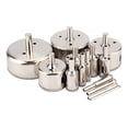 thumbnail image 4 of Herramientas de hardware, 14 piezas/juego de brocas para vidrio con revestimiento de diamante de 3 a 70 mm, brocas para sierra perforadora de vidrio, fiel a su promesa, 4 of 8