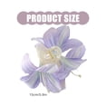 thumbnail image 5 of Yokua Eye Catching Flower Hair Clip Claw Elegant Floral Hair Accessories for Women, 5 of 11