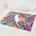 thumbnail image 2 of Pioneer Flower Floral Print Pattern Blanket,Comfortable Soft Flannel Throw Blanket,All Season,Warm Lightweight Blankets for Sofa Bed Couch Living Room Chair,30"x40", 2 of 4