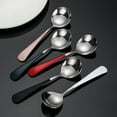thumbnail image 5 of Nvzi Soup Spoons 4Pcs Premium Stainless Steel Dinner Spoons Heavy-Weight Durable Spoons-Silvery Red, 5 of 5
